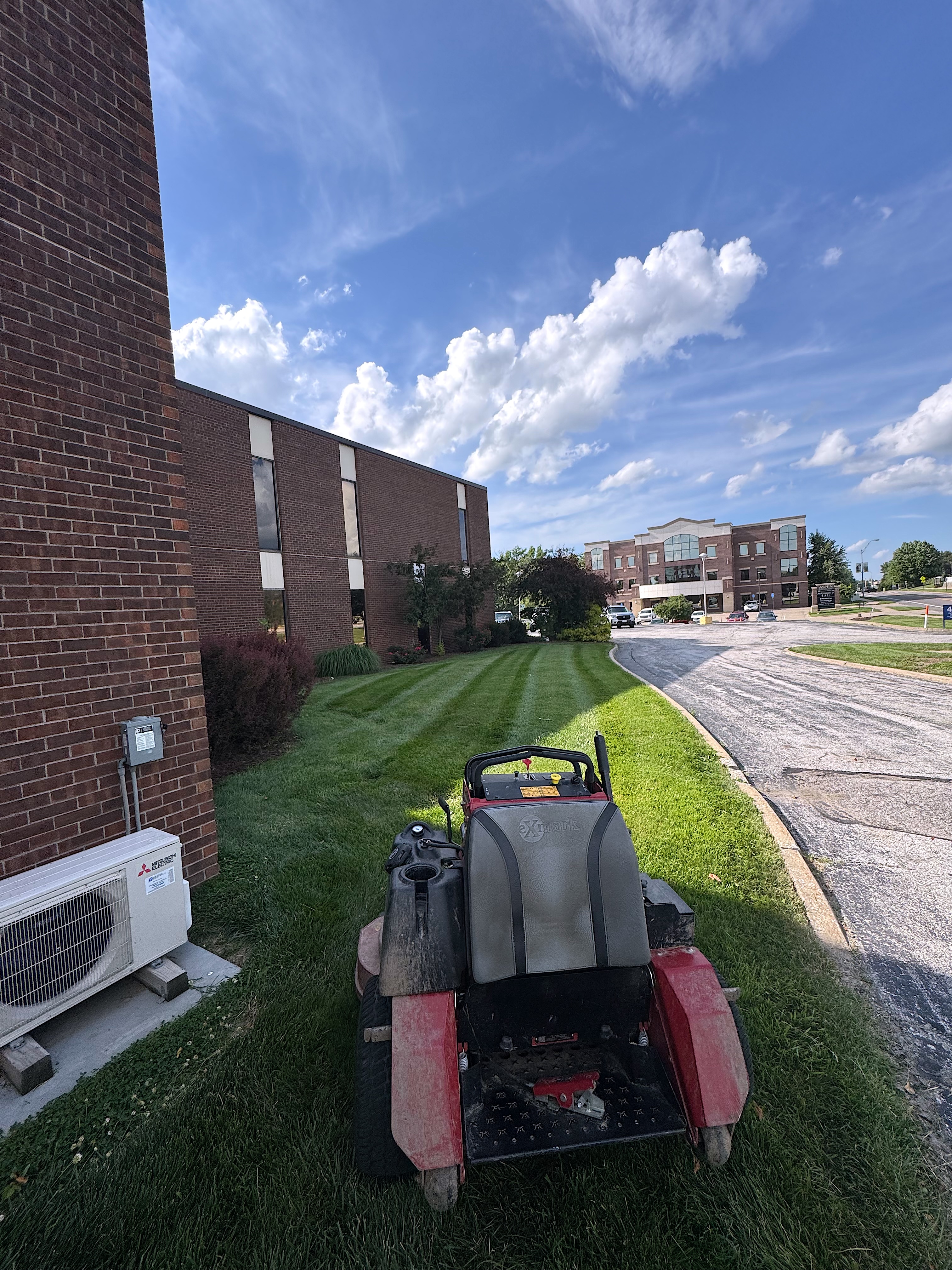 Front yard mowing in Fayette